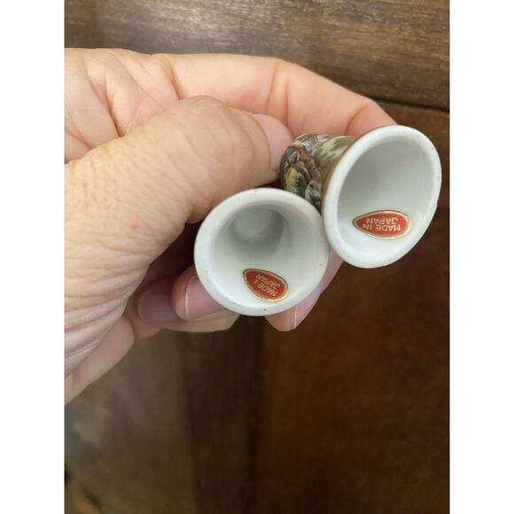 Vintage ‘Four Seasons’ Thimbles Country Farm Porcelain Bone China Japan Made Set - Picture 8 of 8